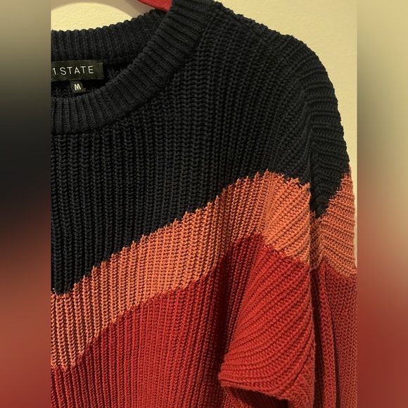 chevron front sweater by 1. State from Revolve - Picture 6 of 6